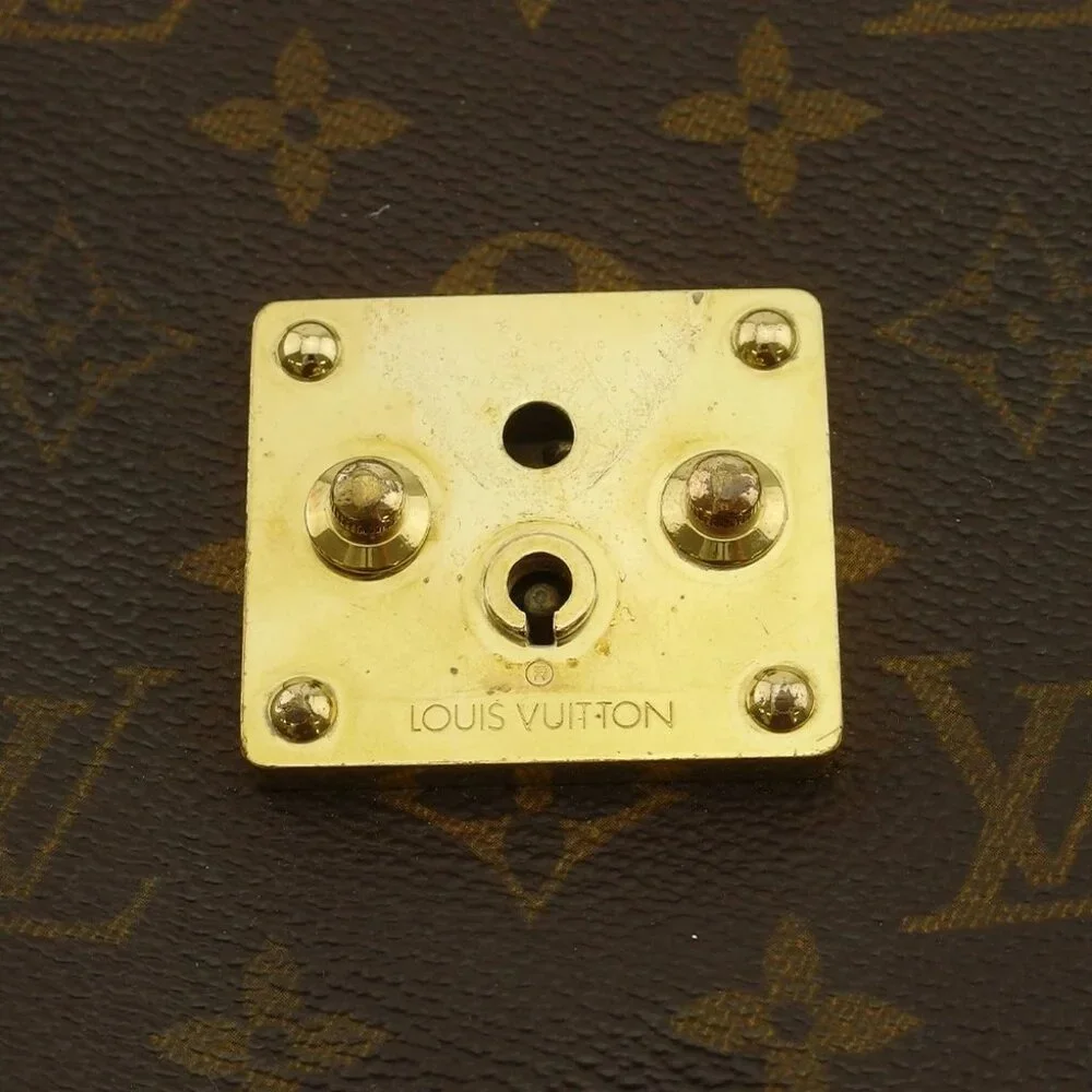 LOUIS VUITTON Business bag Brown beige Women M53331 Authentic secondhand - Picture 9 of 10